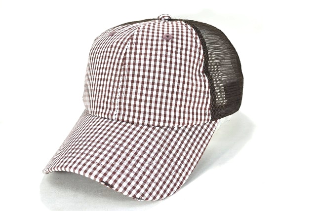 ZH-001 Zingham mesh trucker cap - brown/brown